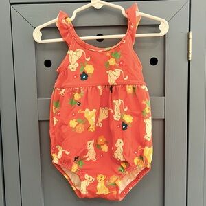 EUC Hanna Andersson Disney Lion King One Piece Swimsuit